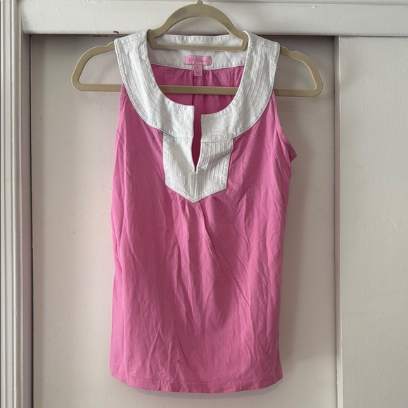 Lilly Pulitzer Tops - Lilly Pulitzer Cotton Sleeveless Top